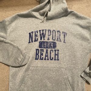 Newport Beach hoodie. Size small.